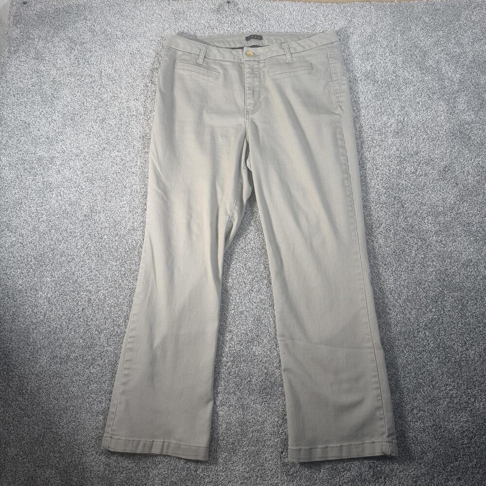 IMAN Chino Pants 16 Short 34x27 Business Casual Classic Minimalist Office Core